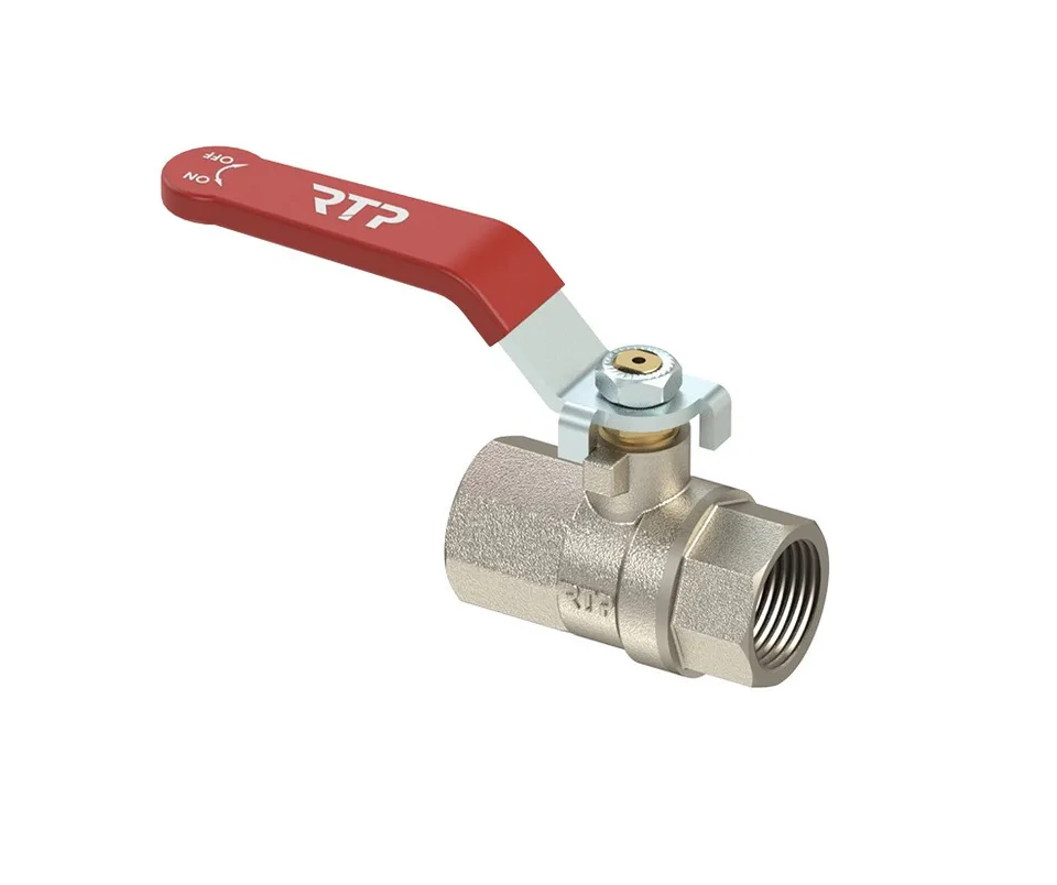 Кран шаровый RTP PN 25 1/2" ВВ ручка (80/10)