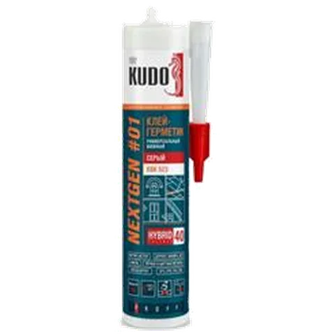 КУДО Клей-герметик на основе гибридных полимеров KUDO PROFF NEXTGEN 40 KBP-522 черный 600 мл