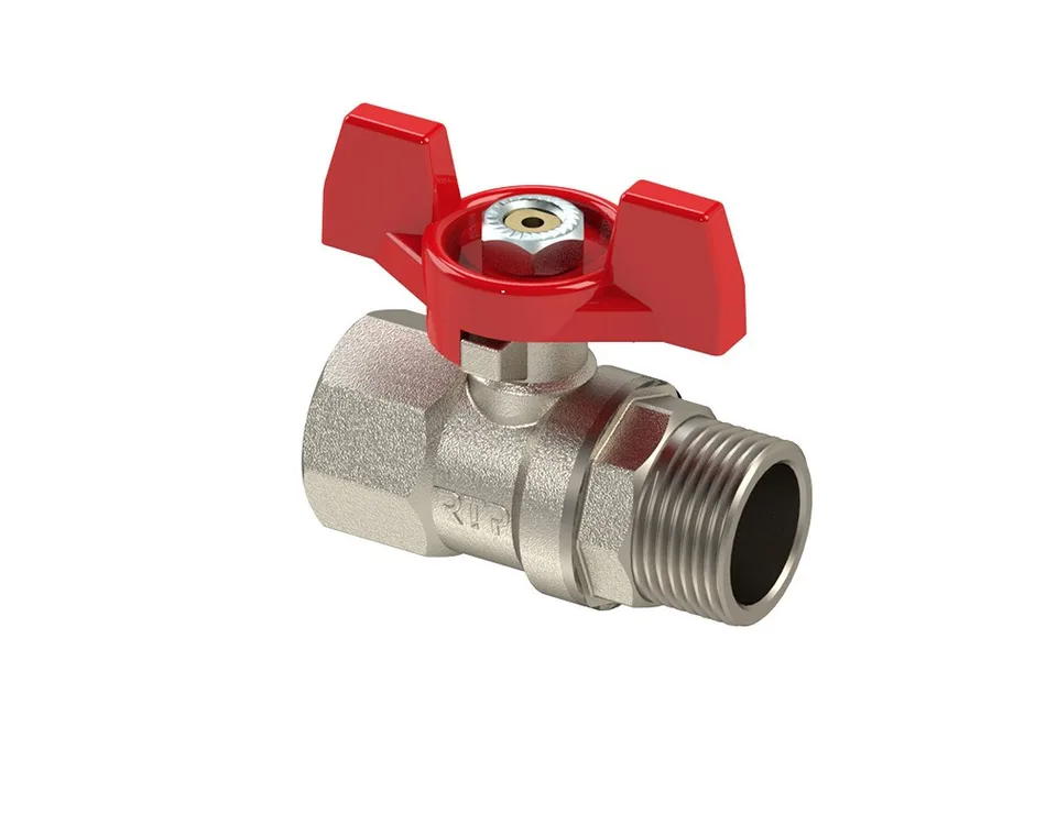 Кран шаровый  RTP PN 40   3/4" ВН бабочка   (40/10)