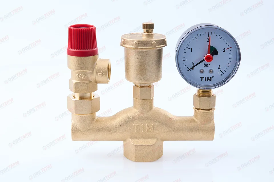 Группа безопасности котла     TIM  КЛАССИК 1"- 3 bar    (JH-1025-3)    (16)