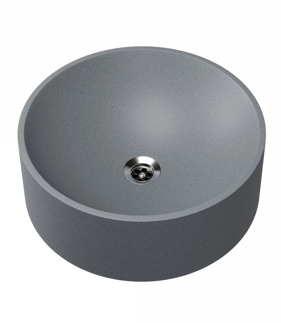 Умывальник FORMASTONE Uno 38 G503 искристый серый