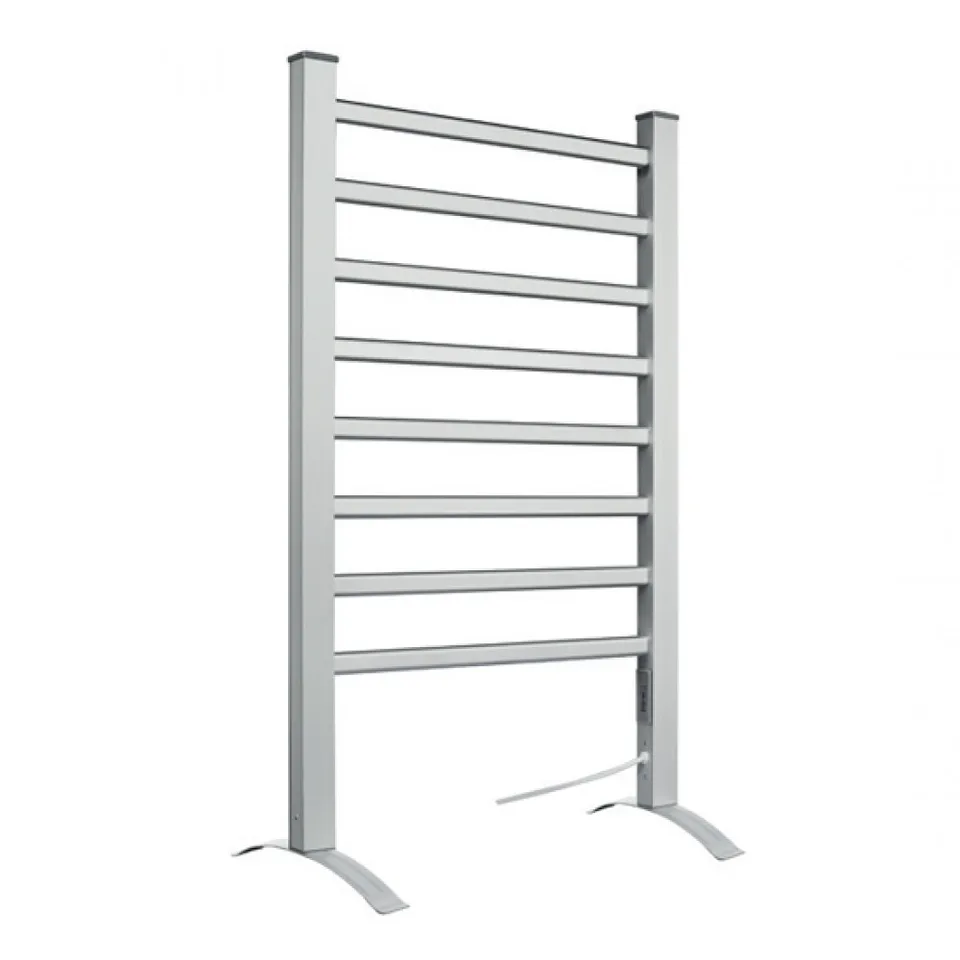 Полотенцесушитель напольный ZERIX EDP-5386S-8LS-SILVER 125W, 220-240V  (5 шт/ящ)  530*860мм