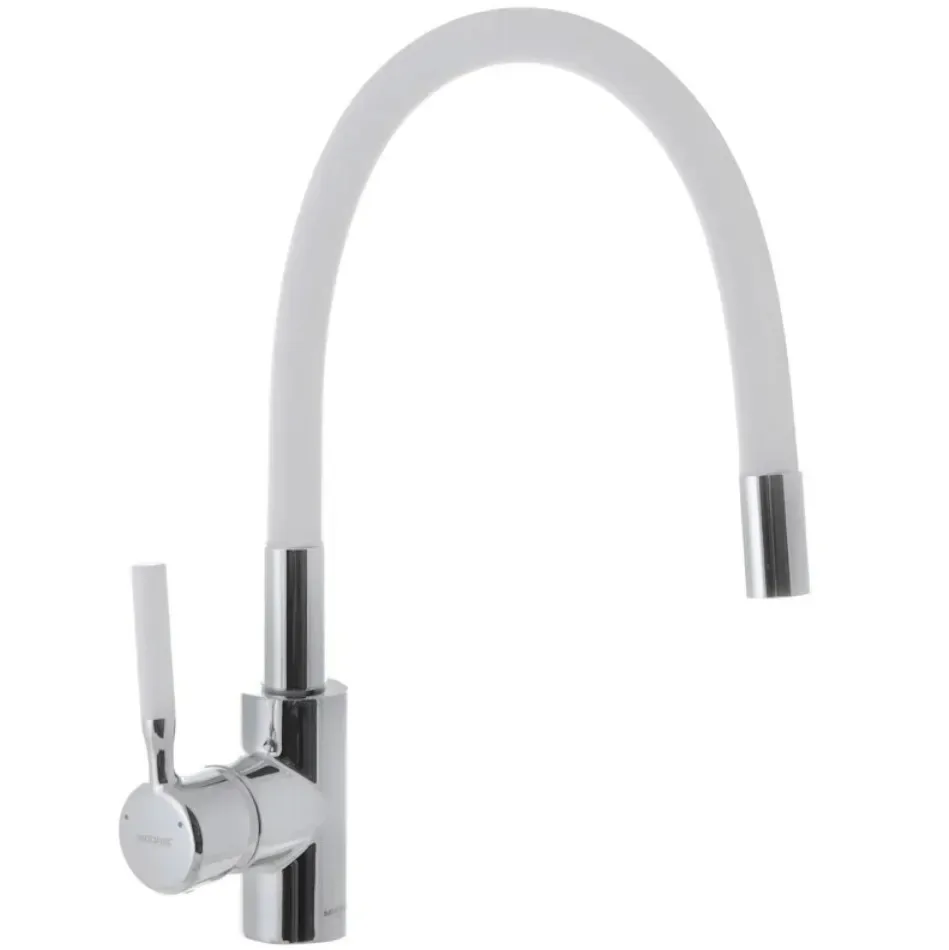 Смеситель д/кухни MIXXUS PREMIUM RIO 011 REFL.WHITE (10шт/ящ)