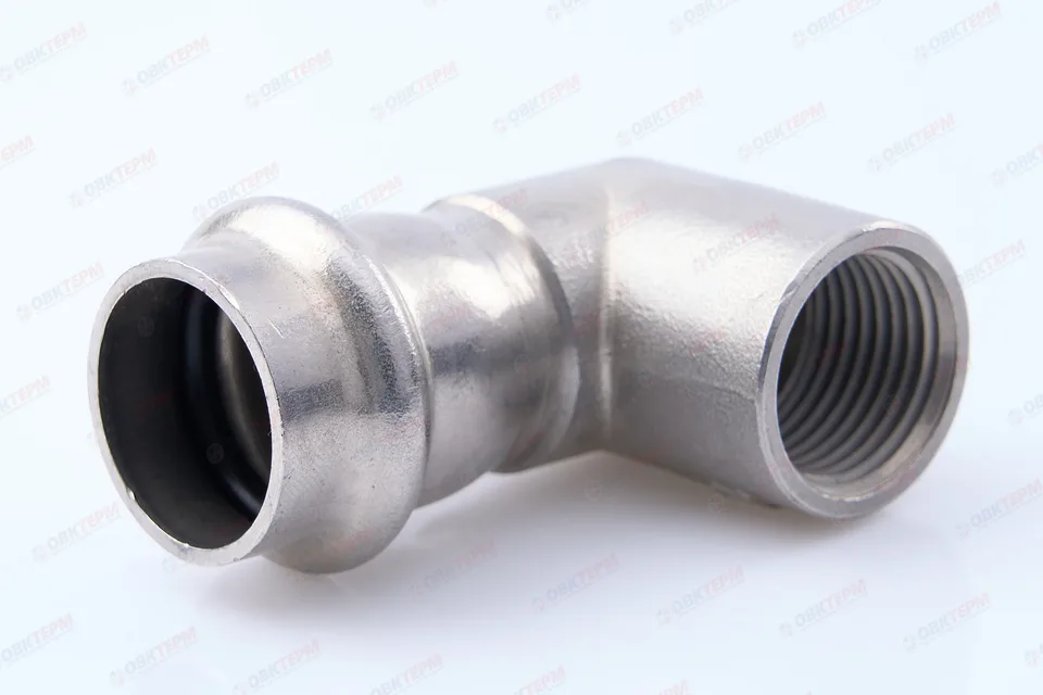 Угол пресс из нерж.ст.  22 х 1/2"В    TIM  (90/5)