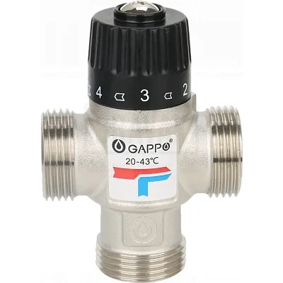 Термостат. смес. клапан 3/4" для отопления и ГВС" GAPPO