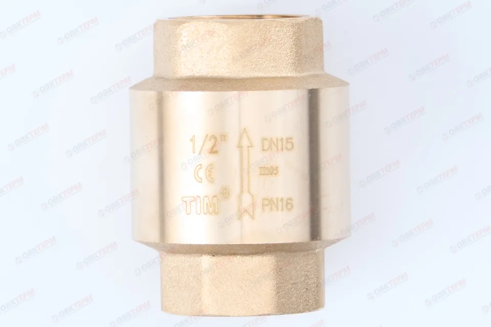 Клапан обратный TIM Standart 1/2" (лат.шток) (10/120)