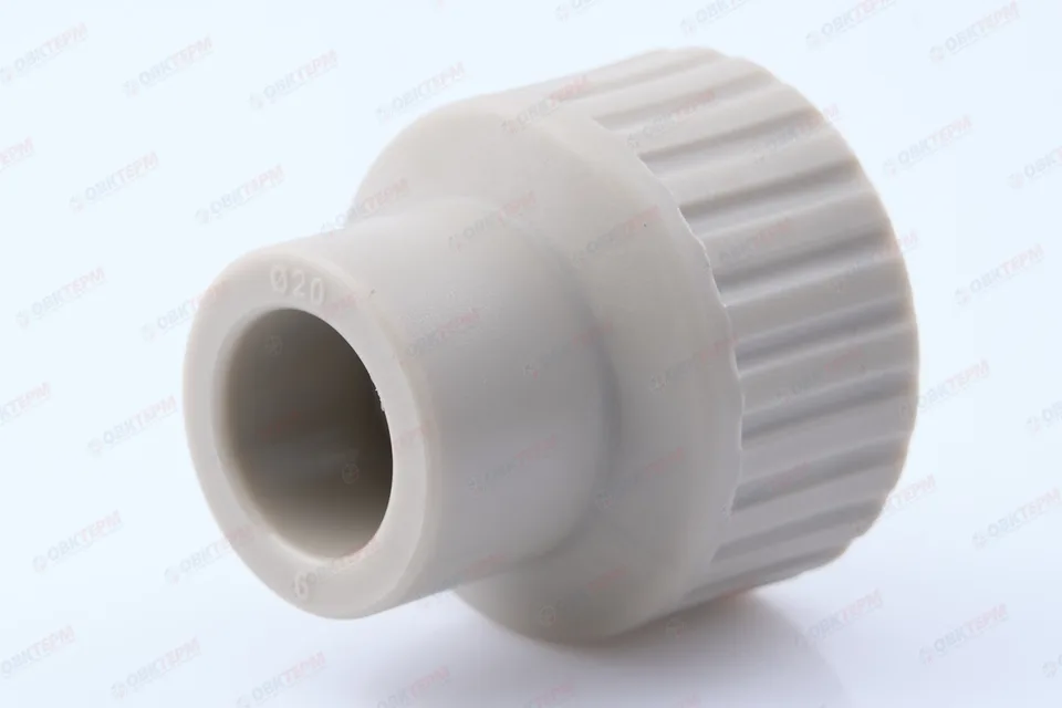 МРВ  20 * 3/4"    СЕРАЯ PP-R    (RTP)    (90/15)
