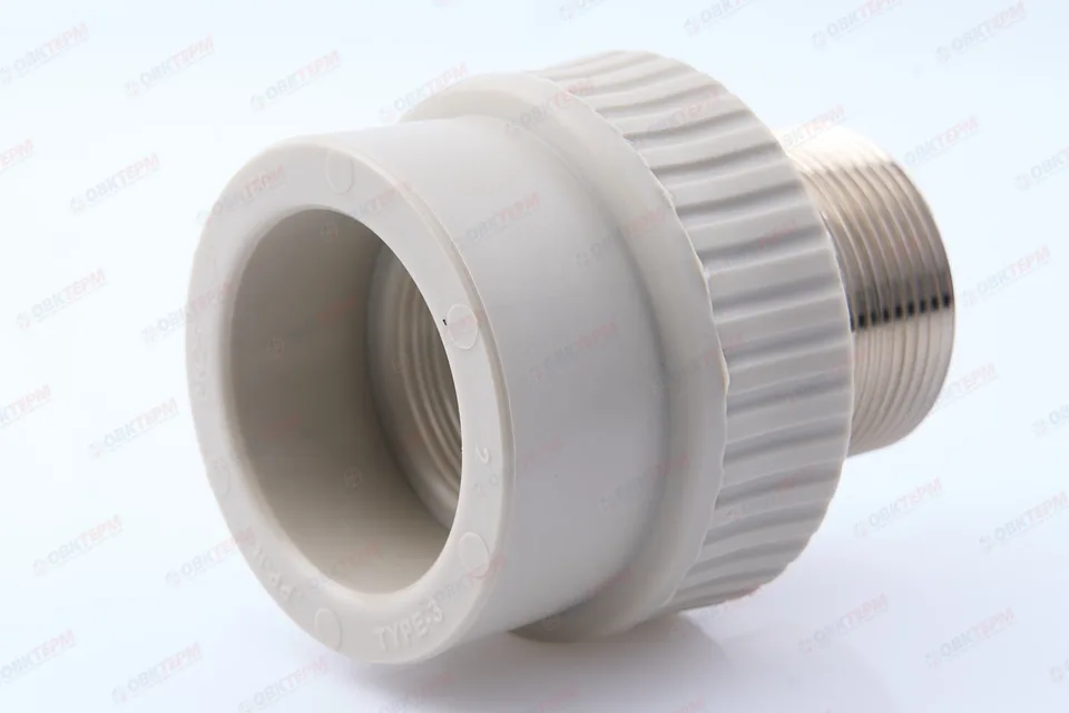 МРН  50 * 1 1/2"    СЕРАЯ PP-R    (RTP)    (22/2)