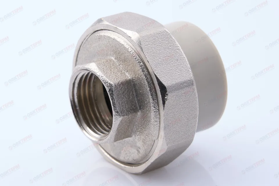 Разборное соединение   25 *  1/2"  В    СЕРОЕ PP-R    (RTP)    (140/10)