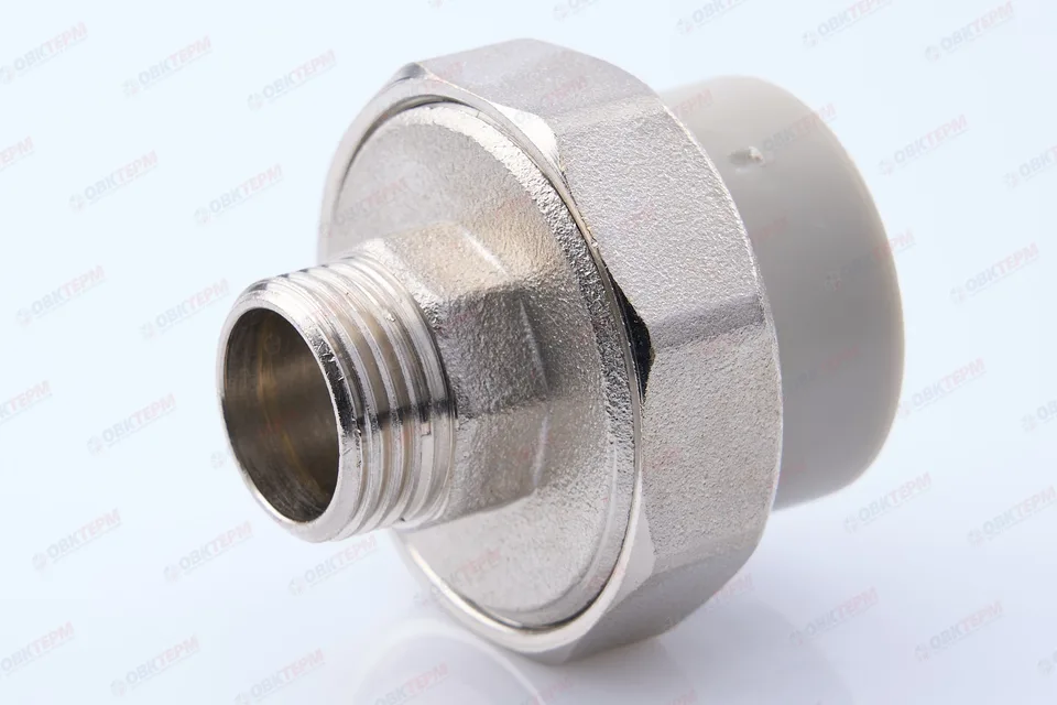 Разборное соединение   25 *  1/2"  Н    СЕРОЕ PP-R    (RTP)    (140/10)