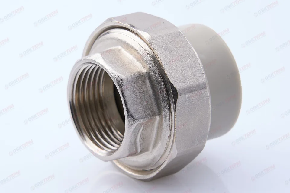 Разборное соединение   25 *  3/4"  В    СЕРОЕ PP-R    (RTP)    (140/10)