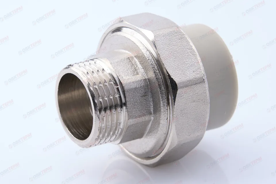 Разборное соединение 25 * 3/4" Н СЕРОЕ PP-R (RTP) (120/10)
