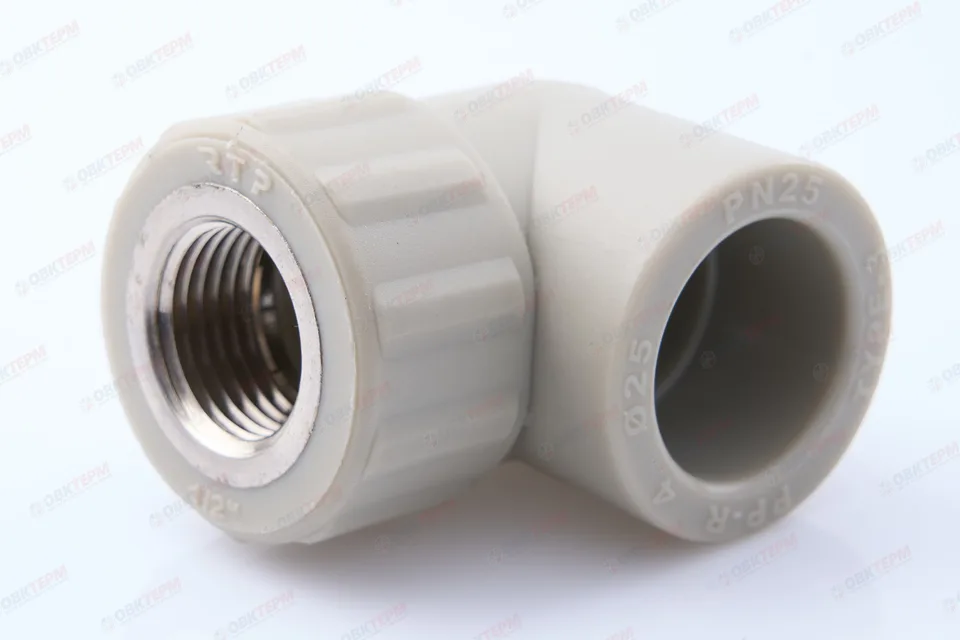 Угол с МРВ  25 * 1/2"   СЕРЫЙ   (RTP)    (100/25)