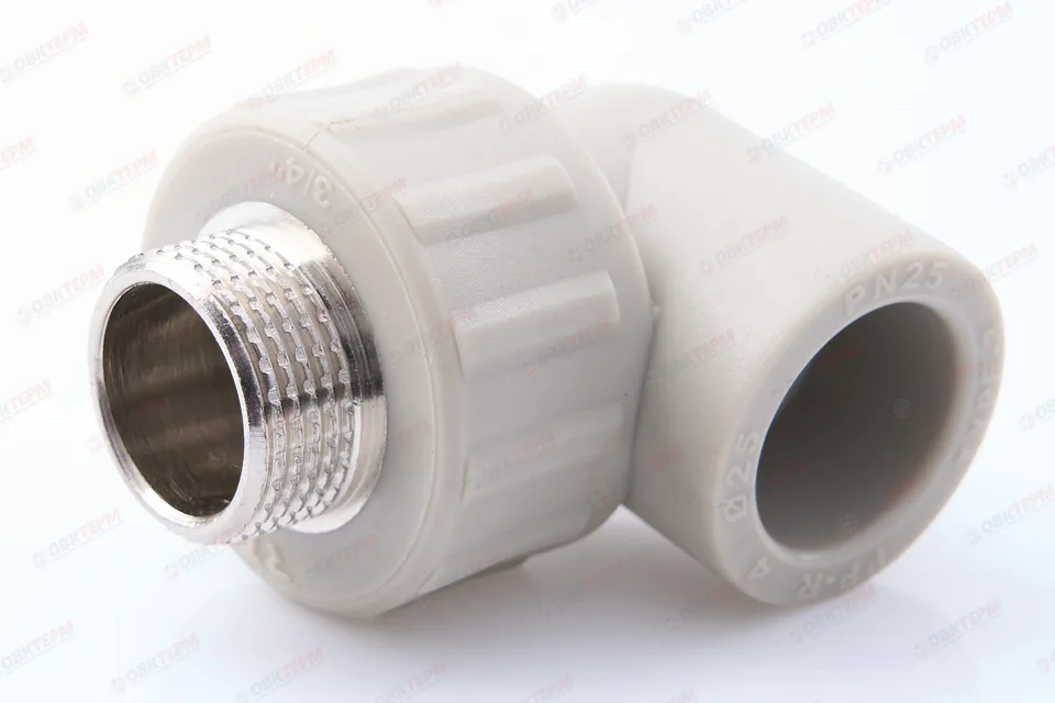 Угол с МРН 25 * 3/4" СЕРЫЙ (RTP) (60/20)