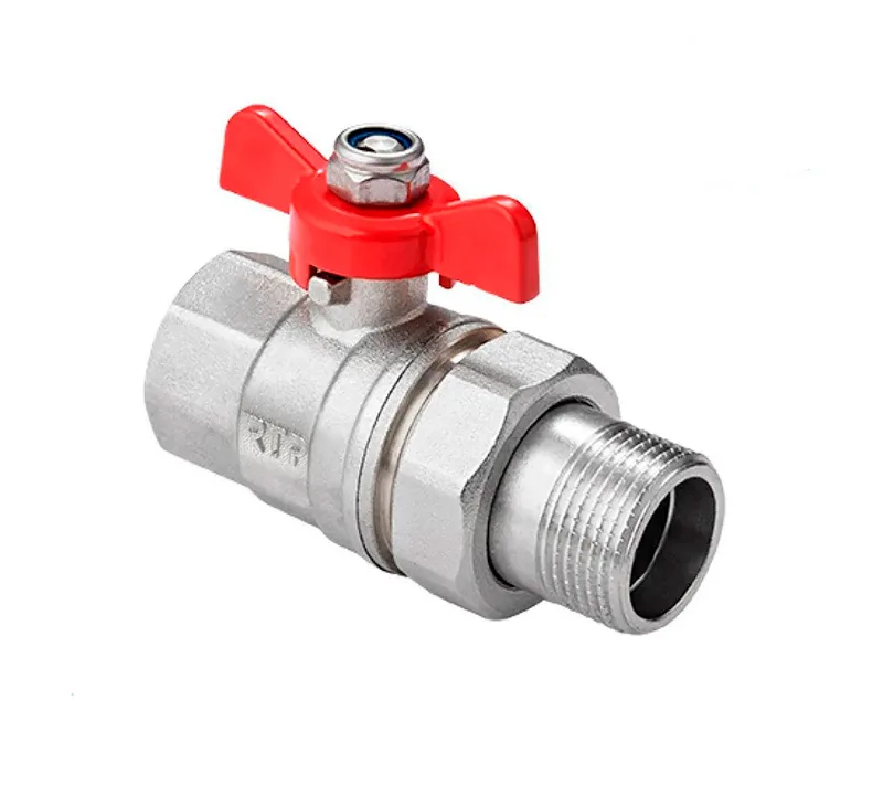 Кран шаровый с американкой  RTP PN 25   1/2"  бабочка   (60/1)
