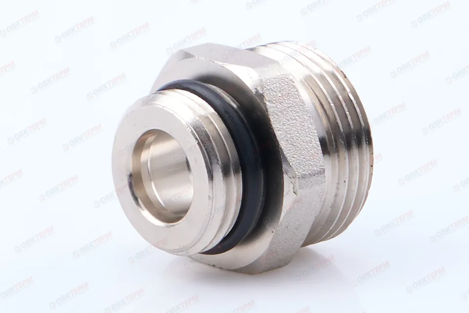 Ниппель переходной 1/2" х евроконус нар.-нар.  Valtec   (10уп/250ящ)
