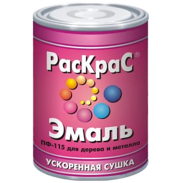 Эмаль ПФ-115 Раскрас Белая, 2,6 кг (6 шт)