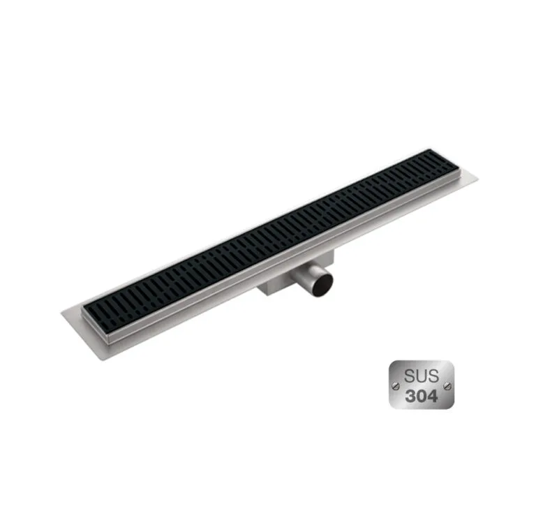 KOER  Душевой трап из нерж. стали FD35-70x600 BLACK  (5шт/ящ)