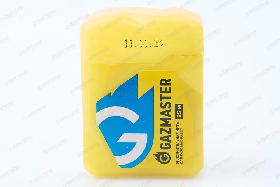 Уплотнительная нить Газовая  "GAZMASTER" 25м бокс, блистер