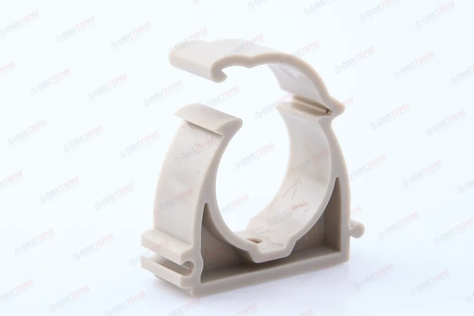 Крепление 32  с защелкой СЕРОЕ PP-R    (RTP)    (210/35)