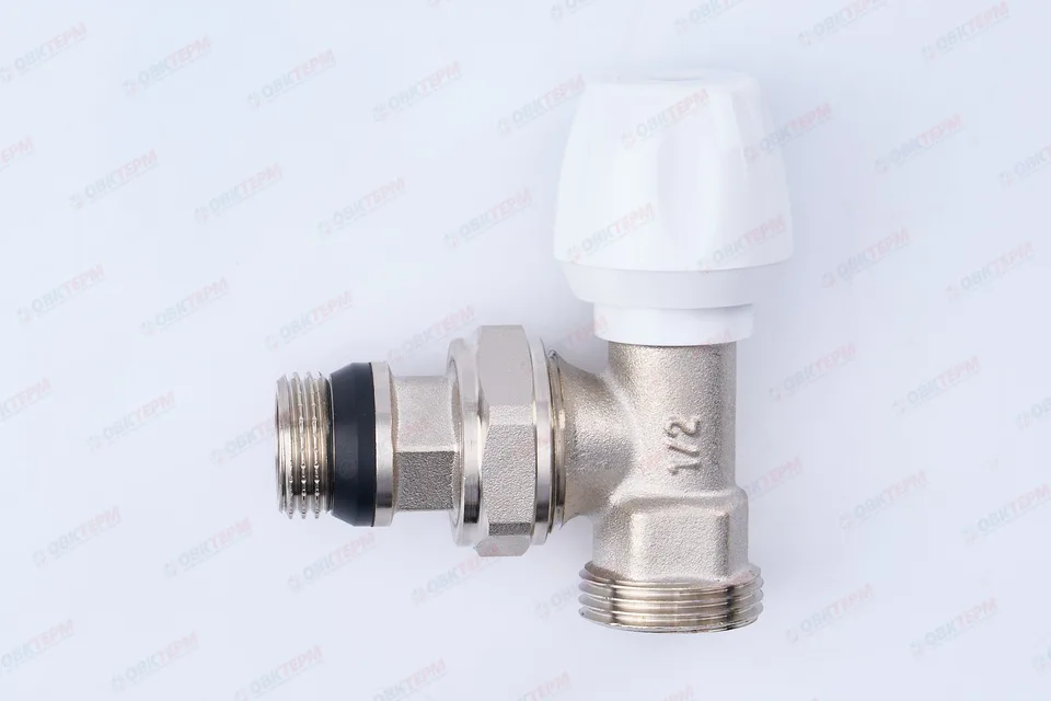 Кран рад. TIM верхний угловой 1/2"х3/4" под евроконус (ZEISSLER) RS201.02E