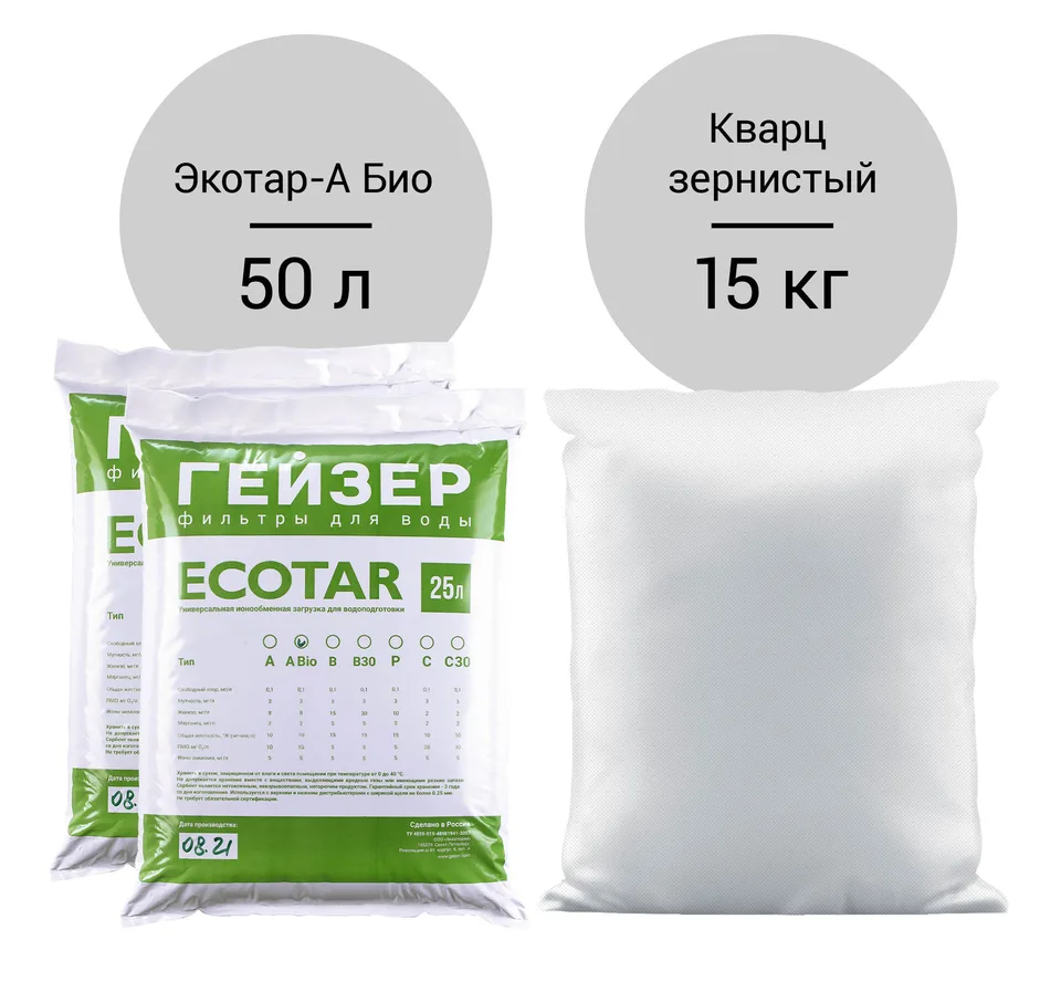 Комплект загрузки для Гейзер-WS 12 Aquachief (A Био) ГЕЙЗЕР