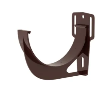 Кронштейн желоба slider Классика 120 ПВХ Grand Line шоколадный (RAL 8017) (уп. 100шт)