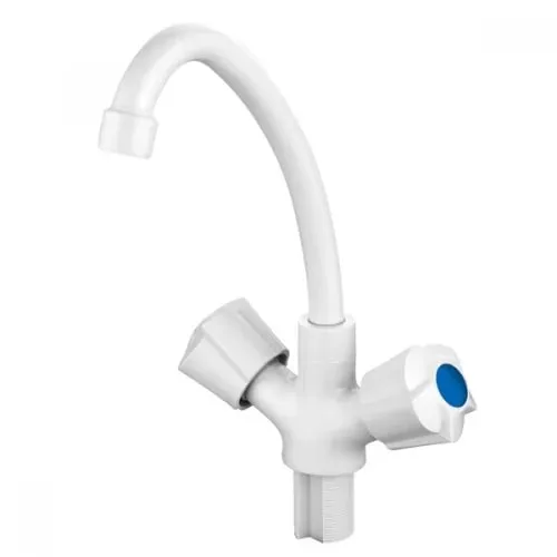 Смеситель д/кухни PLAMIX AMA-271 White, (без подводки) (20шт/ящ)