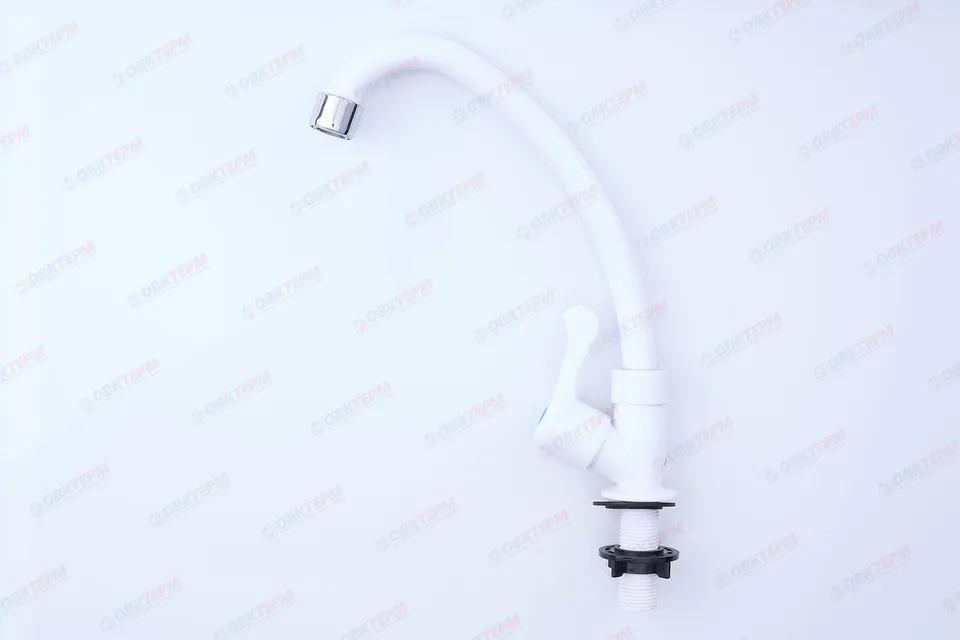 Смеситель моно для холодной воды PLAMIX Mono-007 White (84шт/ящ)