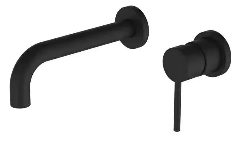 Смеситель д/умывальника нерж/сталь MIXXUS SUS-111 INNER (BLACK) встраиваемый (12 шт/ящ)