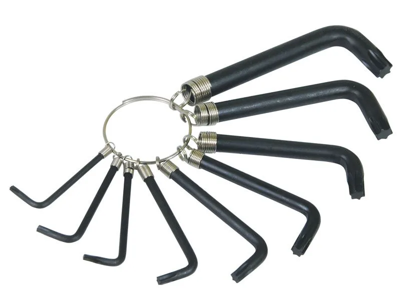 Набор ключей TORX (T10-T50) на кольце 9шт InWork