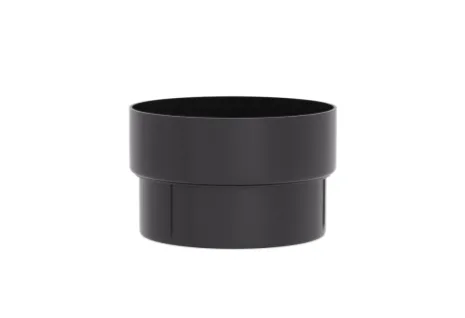 Муфта трубы соединительная ПВХ Grand Line графит (RAL 7024) (уп. 48шт)