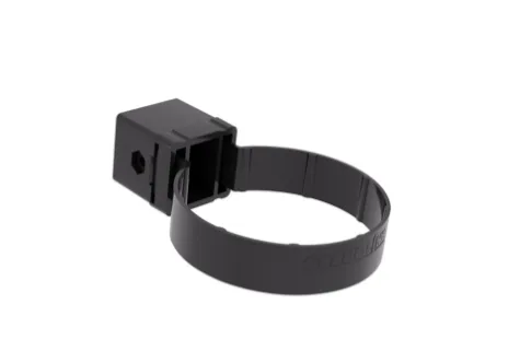 Хомут трубы Kliker ПВХ Grand Line Premium графит (инд.упак.) (RAL 7024) (уп. 120шт)