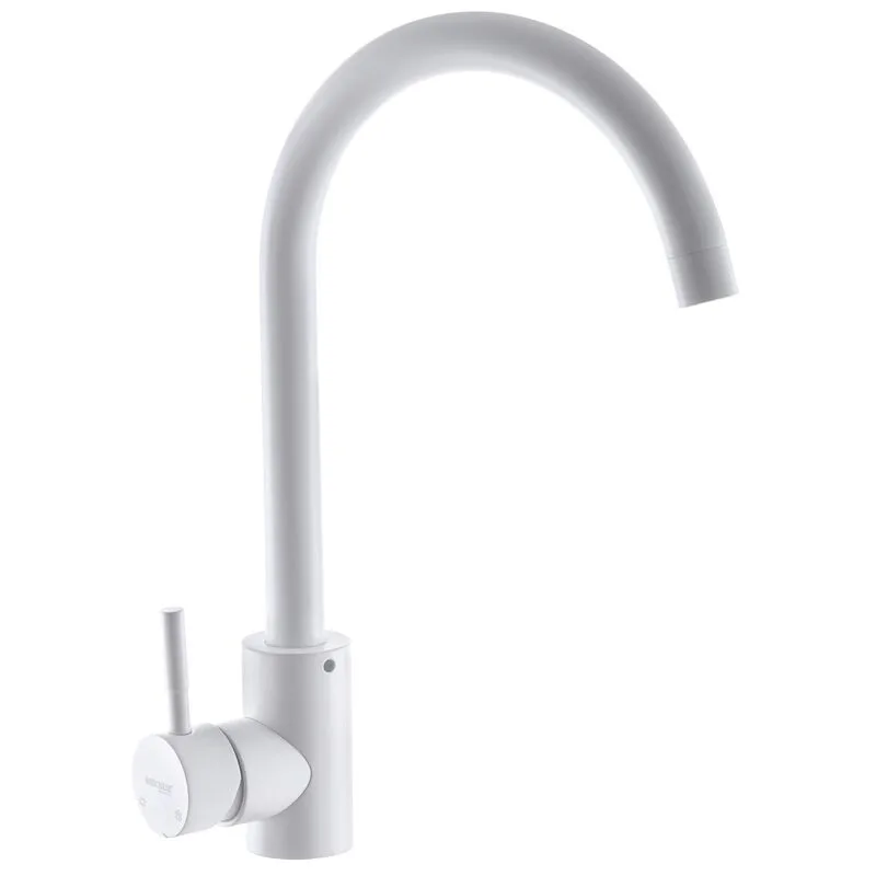 Смеситель д/кухни нерж/сталь MIXXUS SUS 011 WHITE (SUS-011-2 WHITE) (10 шт/ящ)