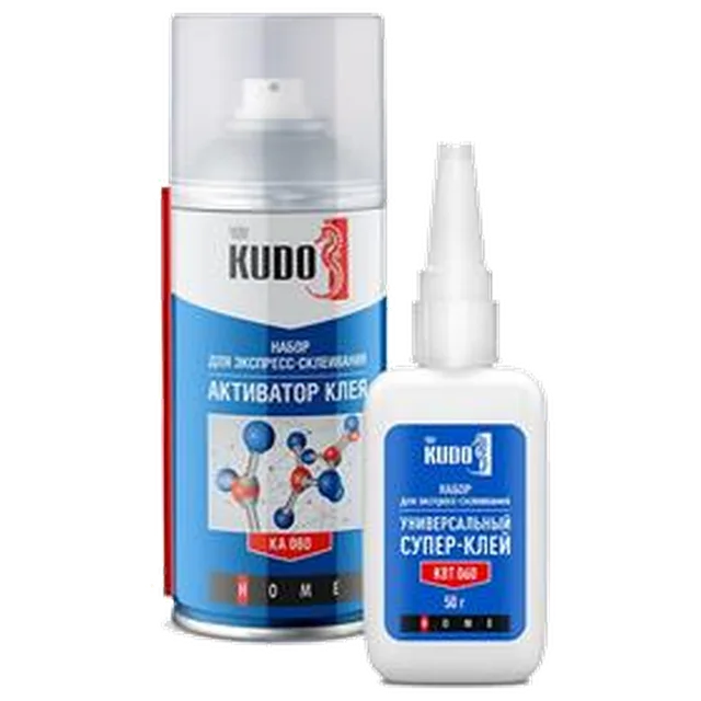 КУДО KBS-060 Набор для экспресс-склеивания KUDO HOME универсальный, двухкомп. (24шт/уп)