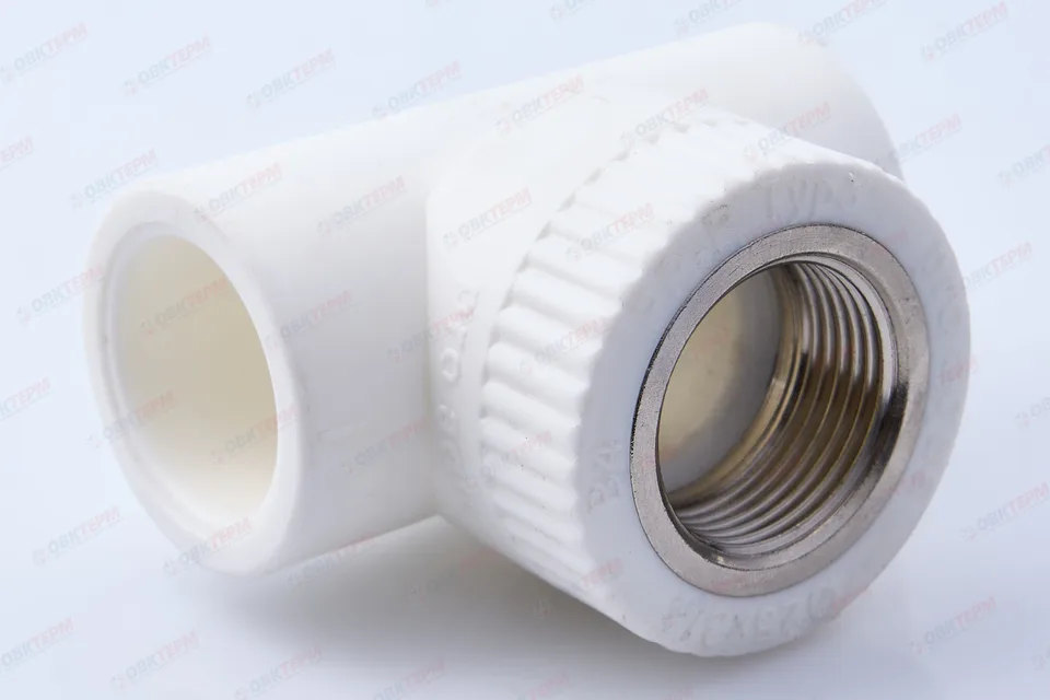Тройник с МРВ 25 * 3/4" * 25   БЕЛЫЙ   (PRO AQUA)     (100/10)