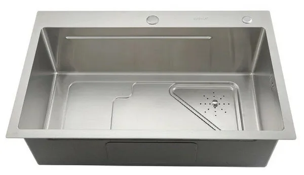 Мойка GAPPO GS7246 (0.8мм /коландер /сатин/ 720x460x215mm)