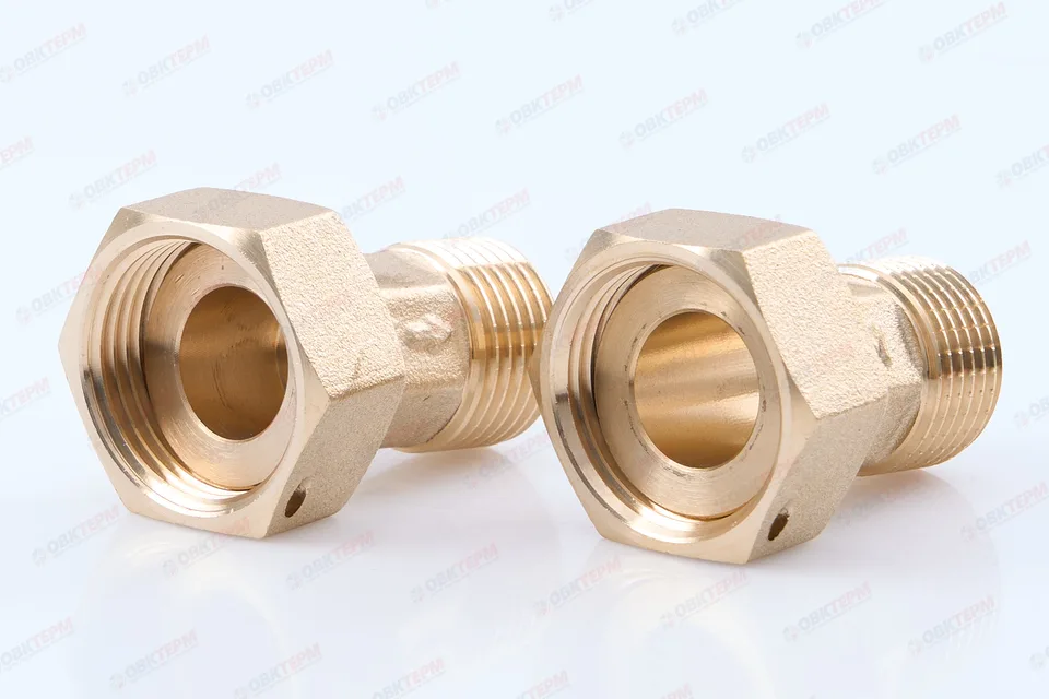Сгон для водомера 1/2"Н - 3/4"В с обр клапаном (пара) TIM