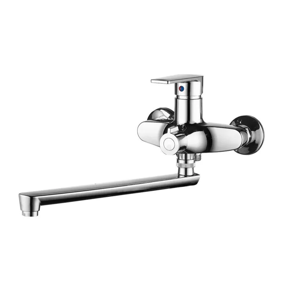 Смеситель д/ванны PLAMIX Oscar-006 EURO Chrome (без шланга и лейки) (24шт/ящ)