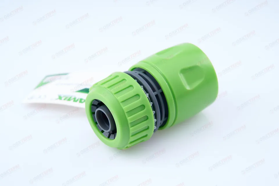 Коннектор быстросъёмный для шланга 1/2" (ABS) (240/60 шт) PLAMIX/CRAB/HORKE PL-401