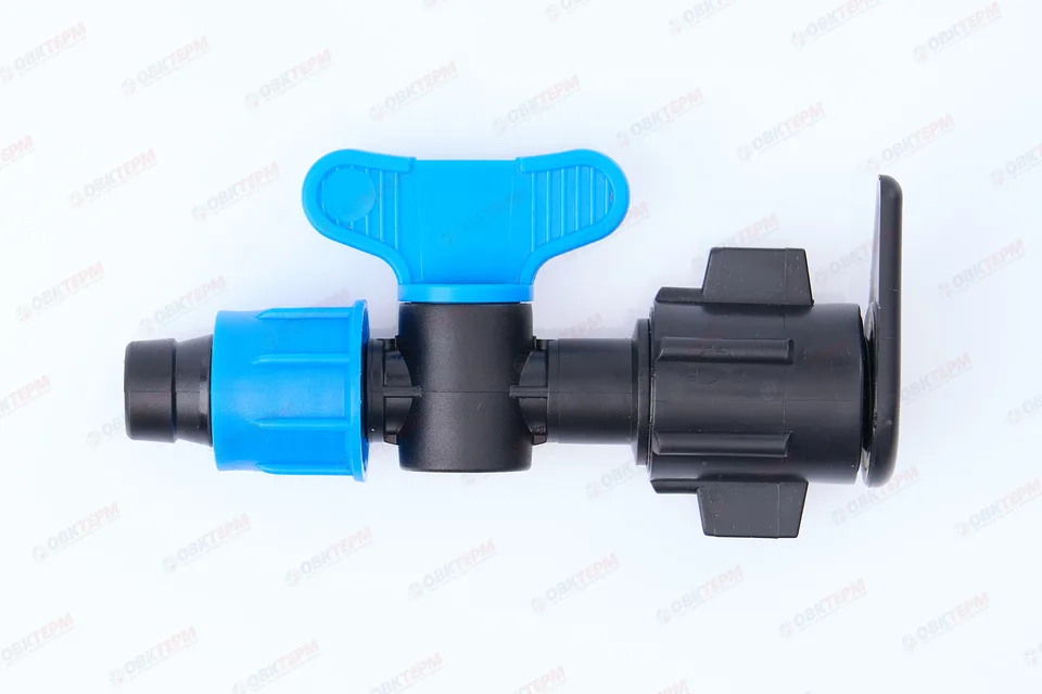 Кран для ленты под рукав LAY FLAT 16мм (300/30 шт) PLAMIX/CRAB/HORKE PL-011-12