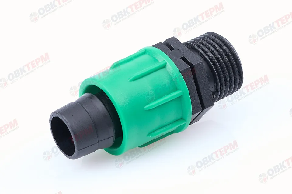 Соединение 16x1/2" РН для капельной ленты (1000/100 шт)  PLAMIX/HORKE PL-002-1/2"