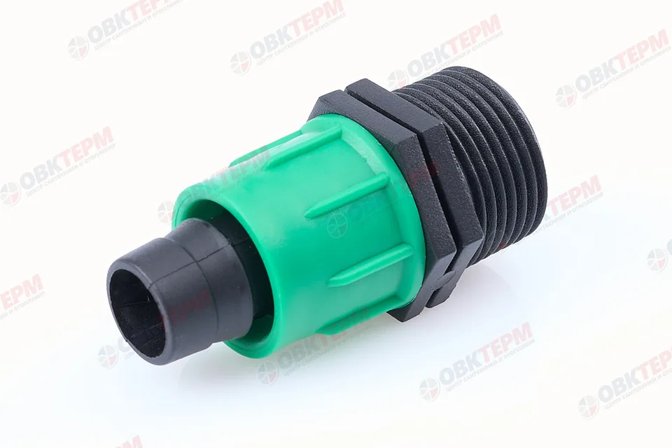 Соединение 16x3/4" РН для капельной ленты (1000/100 шт) PLAMIX/CRAB/HORKE PL-002-3/4"