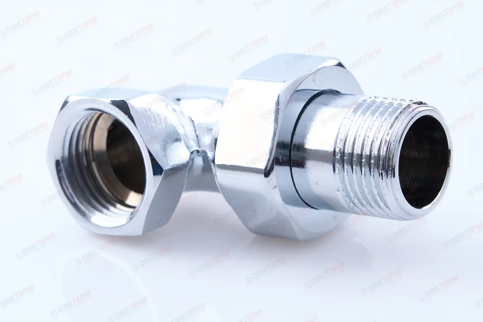 Американка KOER ХРОМ 1/2" УГЛОВАЯ усиленная (40 шт)