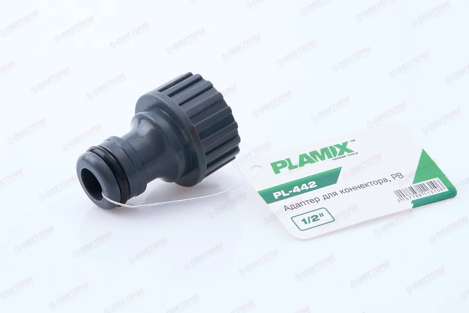 Адаптер для коннектора, 1/2" РВ  (ABS) (240/60 шт)  PLAMIX / CRAB / HORKE PL-442