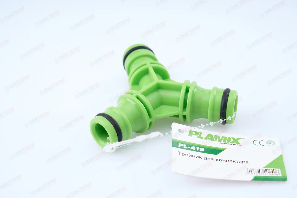 Тройник для коннектора (PPR) (240/60 шт) PLAMIX/CRAB  PL-419