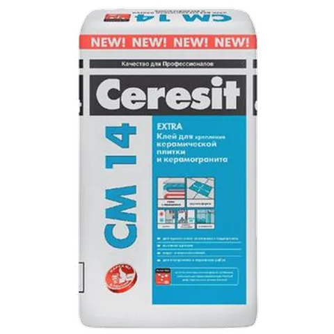 Ceresit CM 14 Extra Клей д/плитки, класс C2 T, 25 кг(48 м\паллета)