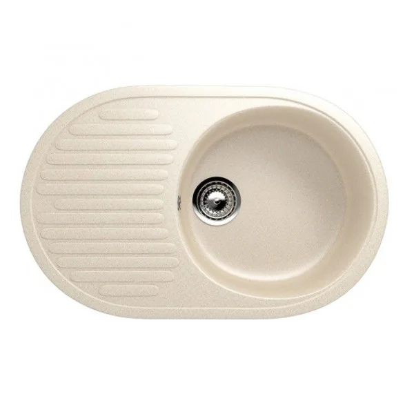 Мойка овальная 720х200х455мм Hiekka Beige GRANMILL 35 беж