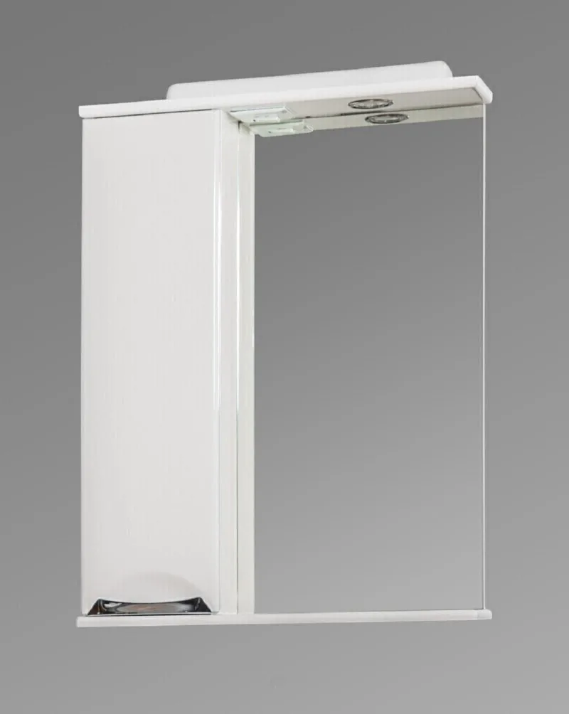 Бриз Шкаф навесной зеркальный Briz из ДСП и МДФ шнз11-75 левый
