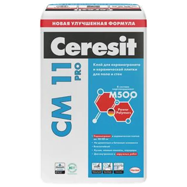 Ceresit CM 11 PRO Клей д/плитки, класс C1 T, 5 кг (4 пак/44 шт/пал )